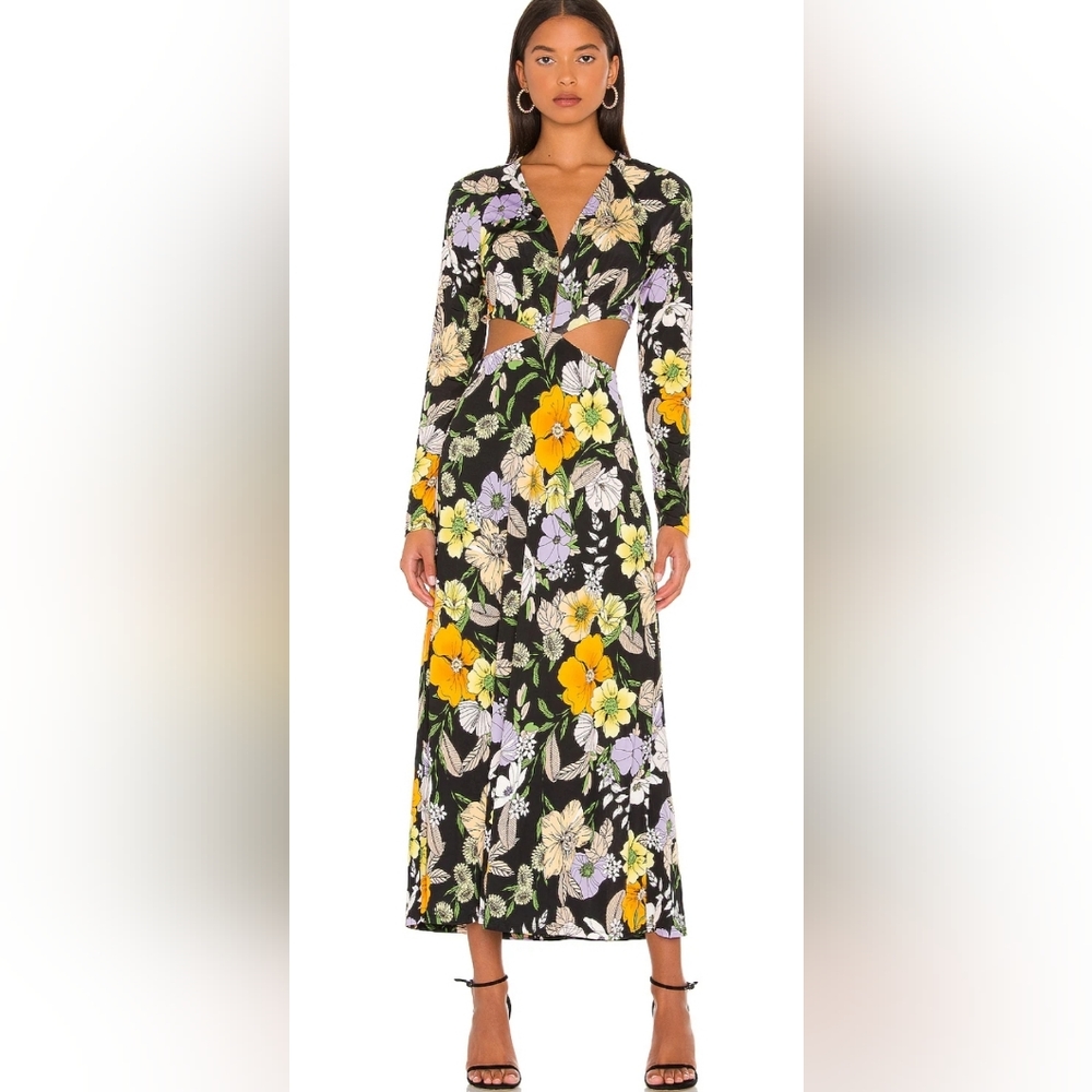AFRM Dress - Assi in Noir Vintage Floral Women's Sz S NWOT
